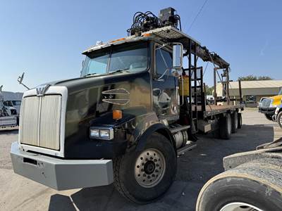 Western Star 4900 Tandem Axle Grapple Truck - Caterpillar, 410HP, Automatic