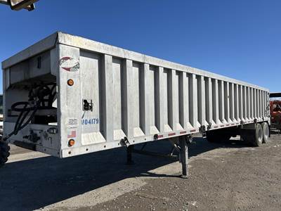 SpecTec 38 FT PUSH OUT Tandem Axle Aluminum Live Floor Trailer - Air Ride, Fixed Axle