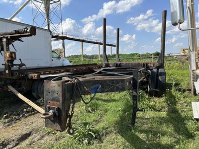 Custom Built 20 FT LOG TRAILER Steel Log Trailer - Spring