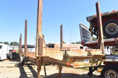 Magnolia 40 FT Tandem Axle Steel Log Trailer - Spring, Fixed Axle