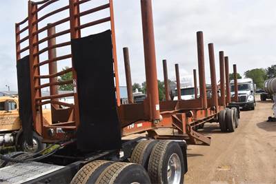 Pitts 36 FT LOG TRAILER Steel Log Trailer - Spring