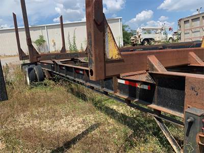 Pitts 40 FT LOG TRAILER Steel Log Trailer - Spring, Fixed Axle
