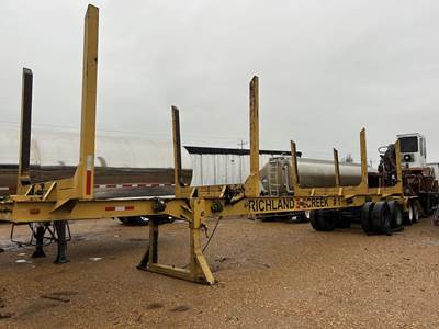 Pitts 4 BOLSTER LOG TRAILER Log Trailer