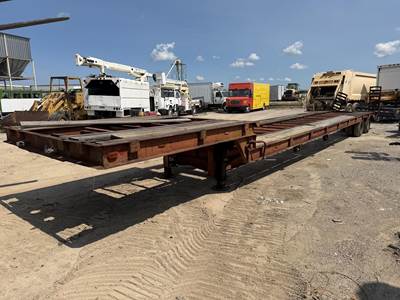 Demco 48x96 Tandem Axle Steel Lowboy Trailer - Spring, Fixed Axle