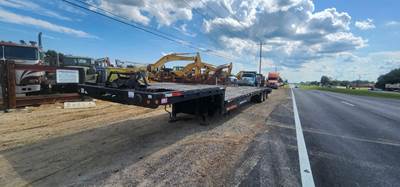 Ledwell 45x102 Tandem Axle Steel Lowboy Trailer - Air Ride, Fixed Axle