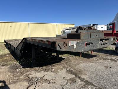 McLendon 50x102 Tandem Axle Steel Lowboy Trailer - Air Ride, Fixed Axle