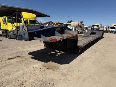 Rogers 35 TON/ 28 FT WELL/ FLIP AXLE Lowboy Trailer