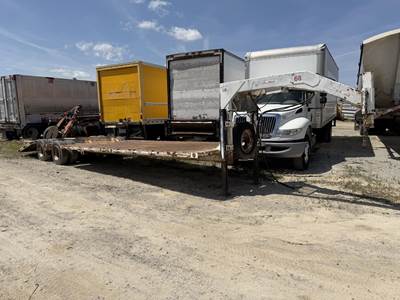 Shop Built GOOSNECK LOWBOY TRAILER Lowboy Trailer