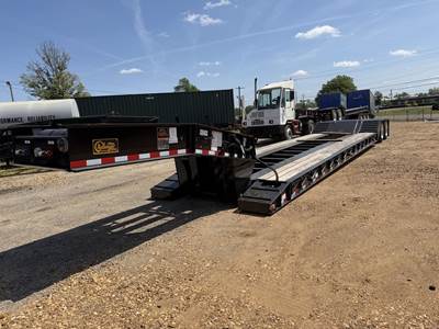 Witzco Challenger NGB-35/ 28 FT WELL/ AIR RIDE Lowboy Trailer