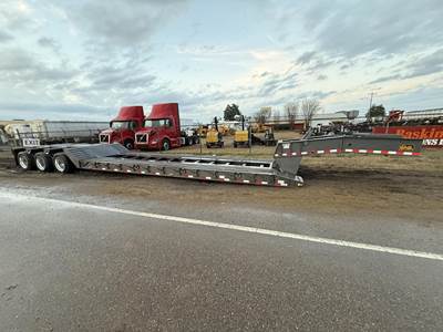 Witzco Challenger NGB-52/ 25 FT WELL/ AIR RIDE Lowboy Trailer