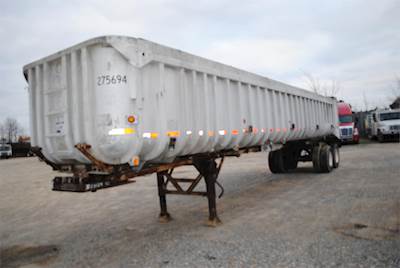 Fruehauf 39 FT ALLUMINUM Aluminum Open Top Trailer - Center Point