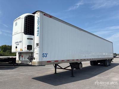 Great Dane 53 ft Reefer Trailer - Sliding Axle, Roll up Door, Thermo King