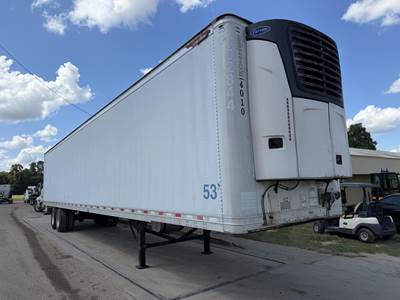 Great Dane 53 ft Reefer Trailer - Sliding Axle, Roll up Door, Carrier