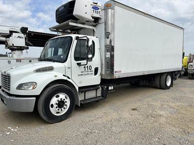 Freightliner M2 106 22 ft Refrigerated Truck - 280HP, Automatic, Carrier, Liftgate
