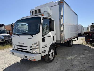 Isuzu NPR Refrigerated Truck - Automatic, Thermo King, Liftgate