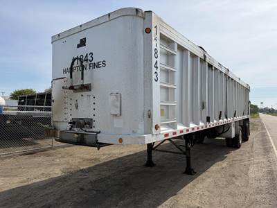SOMERSET 39 FT PUSH OUT Tandem Axle Aluminum Refuse Trailer - Air Ride, Spread Axle