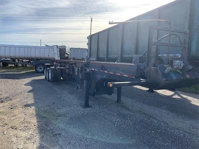 Benlee 40 FT ROLL OFF Tri Axle Steel Roll Off Trailer - Spring, Fixed Axle