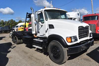 Mack Granite CV713 Roll Off Truck - 370HP, 10 Speed Manual