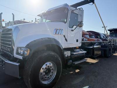 Mack Granite GU713 Roll Off Truck - MP7, 395HP, 10 Speed Manual