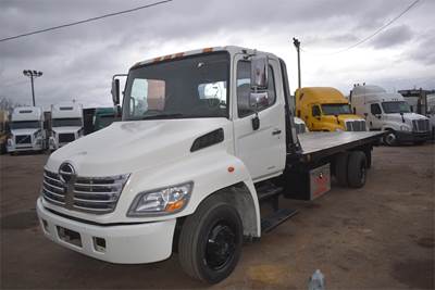 Hino 258LP Single Axle Rollback Tow Truck - 220HP, Automatic