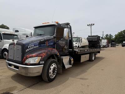 Kenworth T270 Single Axle Rollback Tow Truck - Paccar, 280HP, Automatic