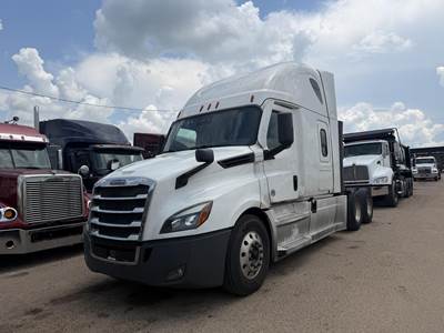 Freightliner Cascadia 126 Sleeper Semi Truck - 75" Raised Roof Sleeper, Detroit 505HP, 12 Speed Dt12 Amt