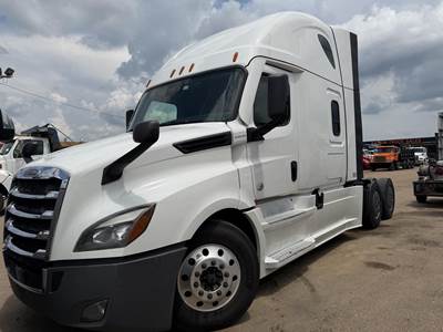 Freightliner Cascadia 126 Sleeper Semi Truck - 75" Raised Roof Sleeper, Detroit 505HP, 12 Speed Dt12 Amt