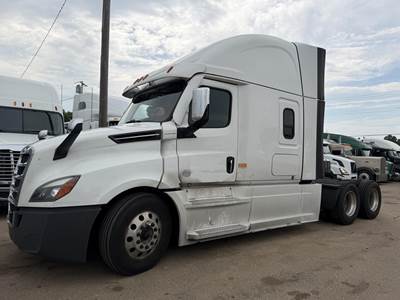Freightliner Cascadia 126 Sleeper Semi Truck - 75" Raised Roof Sleeper, Detroit 505HP, 12 Speed Dt12 Amt