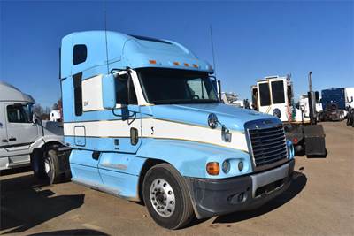 Freightliner Century Class 120 Sleeper Semi Truck - 70" Raised Roof Sleeper, Detroit 450HP, 10 Speed Manual