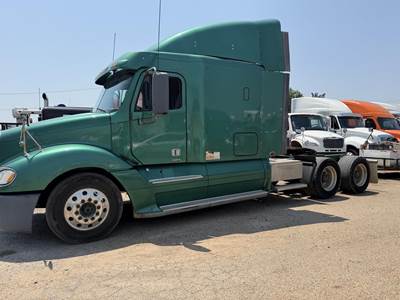 Freightliner Columbia 120 Sleeper Semi Truck - 70" Flat Top Sleeper, Cummins 370HP, 10 Speed Manual