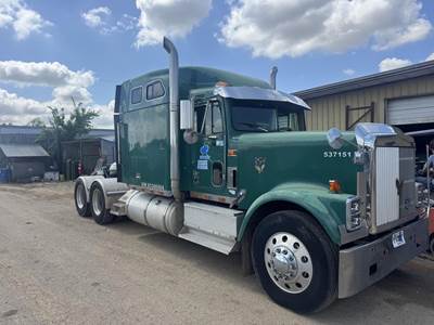 International 9300 Sleeper Semi Truck - 72" Mid Roof Sleeper, Detroit 500HP, 10 Speed Manual