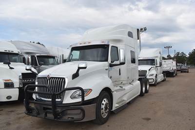 International LT Sleeper Semi Truck - 75" Raised Roof Sleeper, Cummins 450HP, 12 Speed Endurant Amt