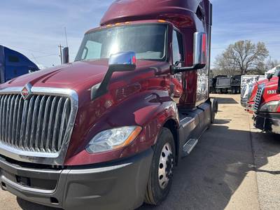 International LT Sleeper Semi Truck - 75" Raised Roof Sleeper, Cummins 450HP, 12 Speed Endurant Amt