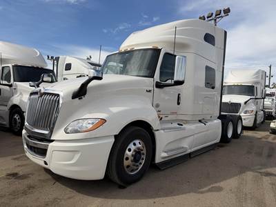 International LT Sleeper Semi Truck - 75" Raised Roof Sleeper, A26 450HP, 12 Speed Endurant Amt