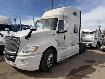 International LT Sleeper Semi Truck - 75" Raised Roof Sleeper, A26 450HP, 12 Speed Endurant Amt