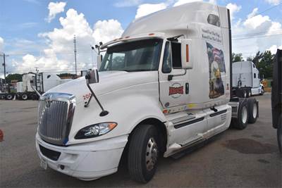 International ProStar Sleeper Semi Truck - 75" Raised Roof Sleeper, N13 450HP, 10 Speed Ultrashift Amt