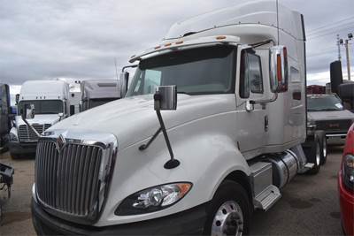 International ProStar Sleeper Semi Truck - 74" Mid Roof Sleeper, MAXXFORCE 13 450HP, 10 Speed Ultrashift Amt