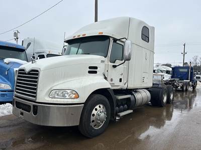 Mack Pinnacle CXU613 Sleeper Semi Truck - 76" Raised Roof Sleeper, MP8 455HP, 10 Speed Manual