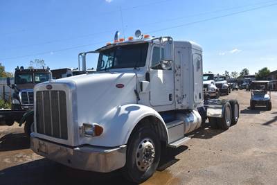 Peterbilt 365 Sleeper Semi Truck - 30" Flat Top Sleeper, Caterpillar 445HP, 8Ll Manual