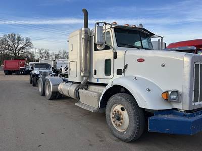 Peterbilt 365 Sleeper Semi Truck - 36" Flat Top Sleeper, Cummins 410HP, 8Ll Manual