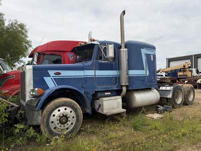 Peterbilt 379 Sleeper Semi Truck - 48" Flat Top Sleeper, Caterpillar, 10 Speed Manual