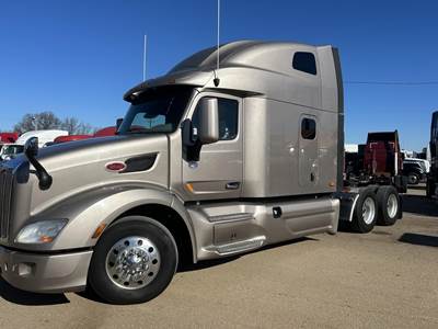 Peterbilt 579 Sleeper Semi Truck - 75" Raised Roof Sleeper, Paccar 455HP, 12 Speed Amt