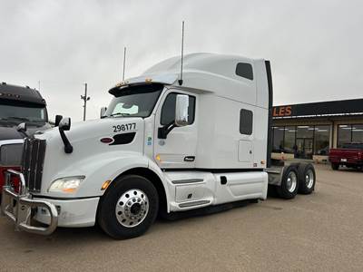 Peterbilt 579 Sleeper Semi Truck - 80" Mid Roof Sleeper, Paccar 455HP, 12 Speed Endurant Amt