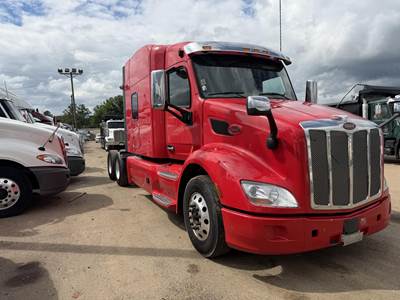 Peterbilt 579 Sleeper Semi Truck - 80" Mid Roof Sleeper, Paccar 455HP, 12 Speed Amt