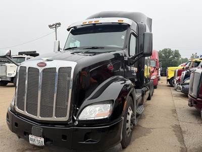 Peterbilt 579 Sleeper Semi Truck - 75" Mid Roof Sleeper, Paccar 455HP, 12 Speed Amt
