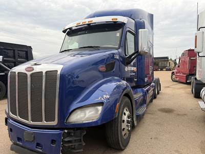 Peterbilt 579 Sleeper Semi Truck - 75" Mid Roof Sleeper, Paccar 455HP, 12 Speed Amt