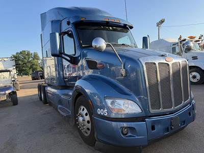 Peterbilt 579 Sleeper Semi Truck - 75" Mid Roof Sleeper, Paccar 455HP, 12 Speed Amt