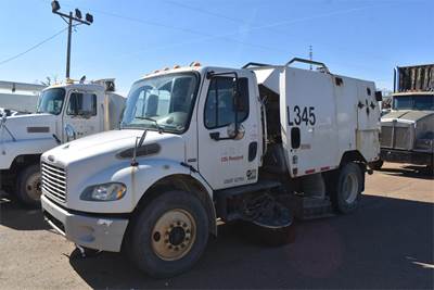 Freightliner M2 106 Sweeper Truck - Mercedes-Benz, 240HP, Automatic