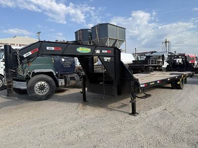 AMACSA SINGLE AXLE GOOSENECK Tag Trailer