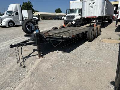 Shop Built 18 FT Tri Axle Tag Trailer - Fixed Axle